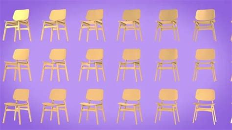 Animation Of Wooden Furniture Chairs Mov... | Stock Video | Pond5