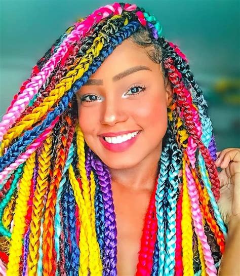 31 Box Braids With Color You Need to Try Next (2023)