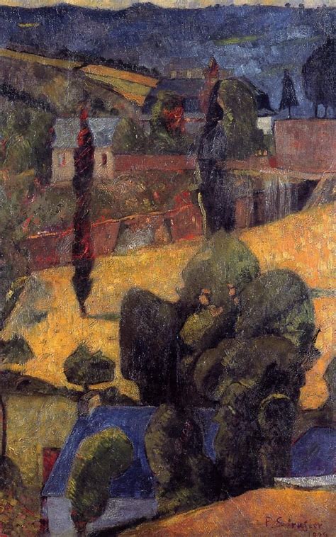 Paul Serusier on Twitter: "Landscape, 1904 #synthetism #paulserusier… " | Painting, Artist, Fine art