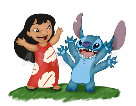 Lilo and Stitch Hug by GudFit on DeviantArt