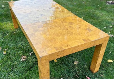Parsons burlwood table | Burled wood, Decor, Home decor