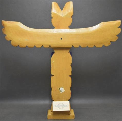 TLINGIT INDIAN TOTEM POLE - R. G. Munn Auction LLC