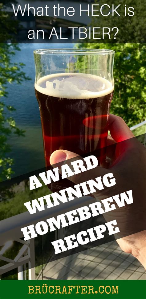 Award Winning Altbier Recipe - Altered Beast - BrÜcrafter