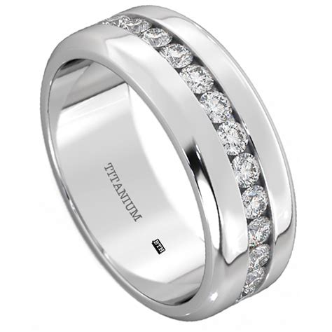 Top Inspiration 21+ Titanium Diamond Wedding Band