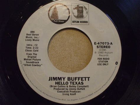 Jimmy Buffett - Hello Texas (1980, Vinyl) | Discogs