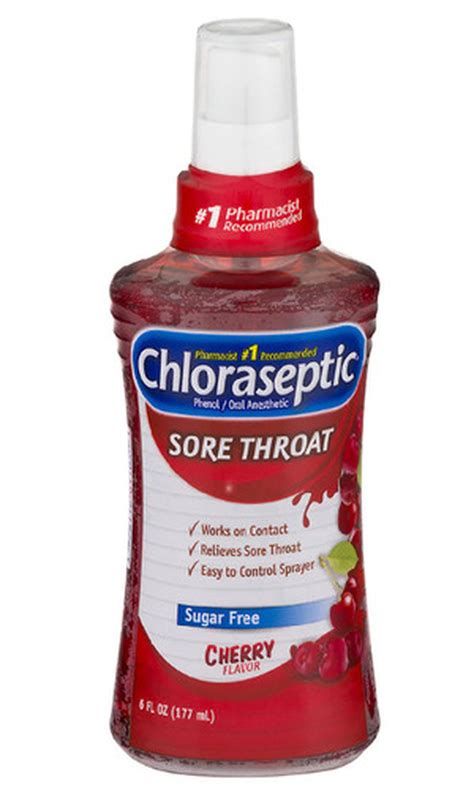 Chloraseptic, Cherry, Sore Throat Spray, 6oz