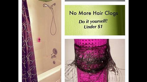 Homemade $1 Hair Catcher Bathtub Shower Strainer DIY - YouTube