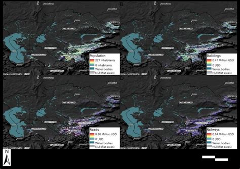 Landslide risk maps expressing the potential losses in terms of lives... | Download Scientific ...