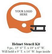 15' Pro Football Helmet Stencil Kit