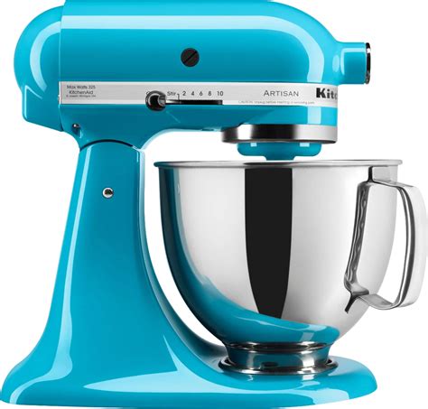 KitchenAid Artisan Tilt-Head Stand Mixer Crystal Blue KSM150PSCL - Best Buy