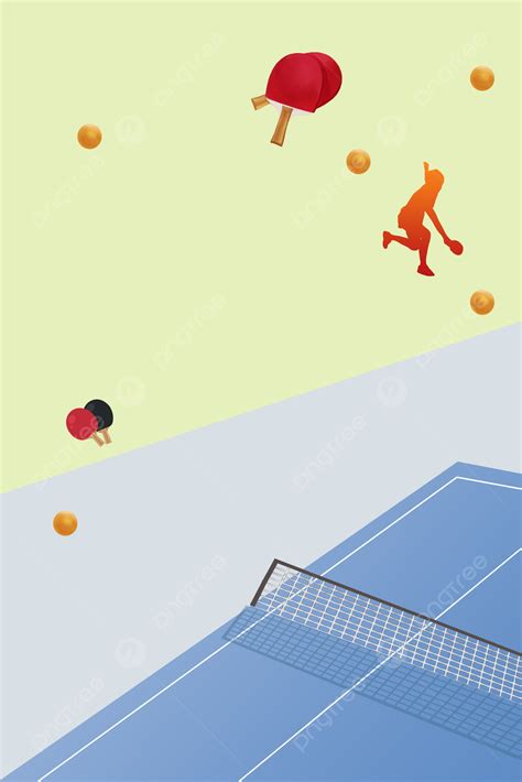 Table Tennis Simple Sports Poster Background, Table Tennis, Table Tennis Competition, National ...