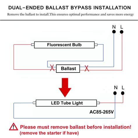 Wiring Diagram How To Bypass Ballast For Led Tube - Wiring Diagram