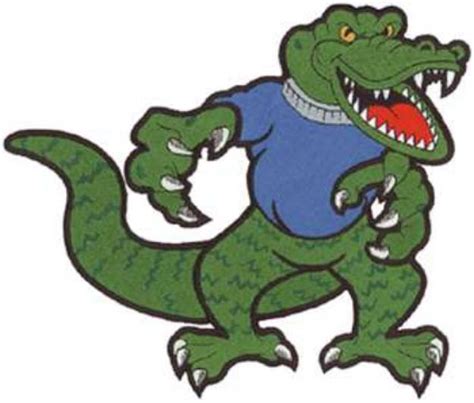 Gator Mascot Machine Embroidery Design | Embroidery Library at GrandSlamDesigns.com