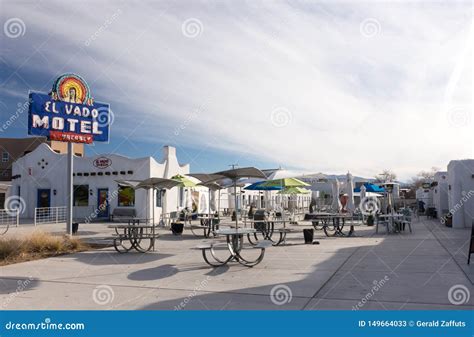 El Vado Motel Sign on Old Route 66, Albuquerque, NM Editorial Stock Photo - Image of route66 ...