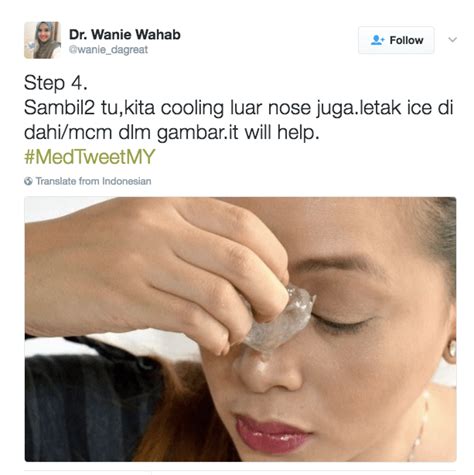 Mendongak Bila Hidung Berdarah Adalah Salah. Ni 7 Step Patut Buat Bila Hidung Berdarah – Dah Tau ...