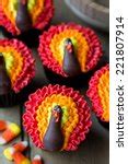 Thanksgiving Turkey Cupcakes Free Stock Photo - Public Domain Pictures