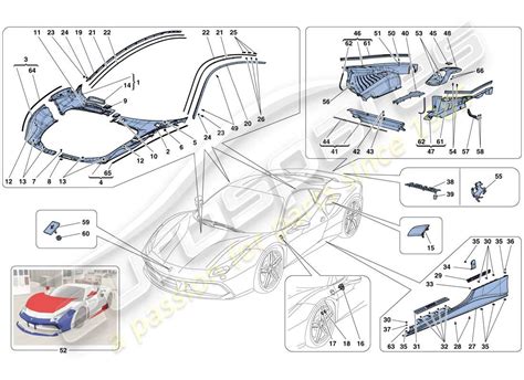 Ferrari 488 GTB (USA) Part Diagrams | Eurospares