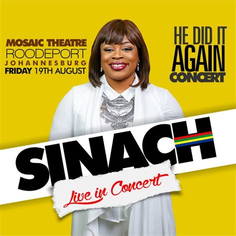 Welcome To EveryThing Gospel: SINACH gets ready for LIVE CONCERT titled ...