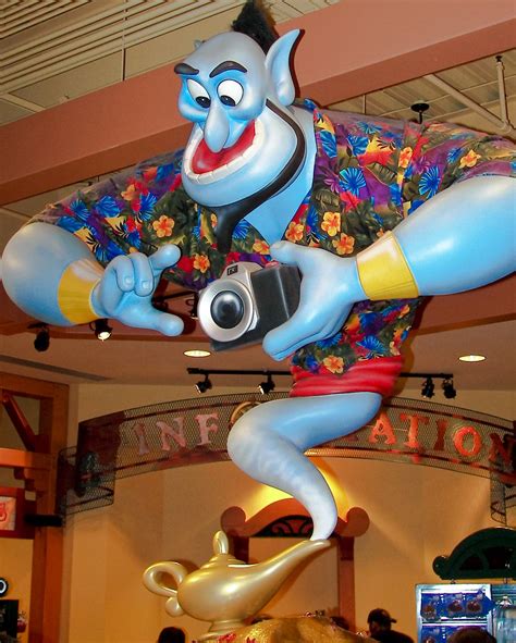 Genie with Camera | A display from the World of Disney store… | Flickr