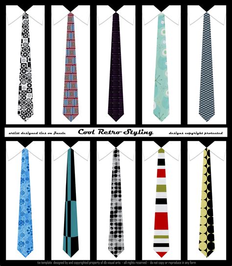 Cool Retro Style Ties in the Zazzle Treasure Chest