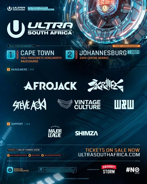 Ultra South Africa 2024 | Phase 1 Lineup : r/UMF