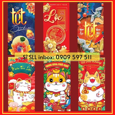 10 Bao Lì Xì 2023 Giá Sỉ Rẻ Tết Độc Lạ Màu Đỏ Đẹp Hoạt Hình Quý Mão Cute Dễ Thương Thần Tài Tiền ...