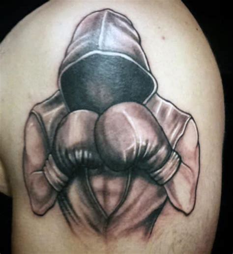 40 Boxing Tattoos For Men - A Gloved Punch Of Manly Ideas