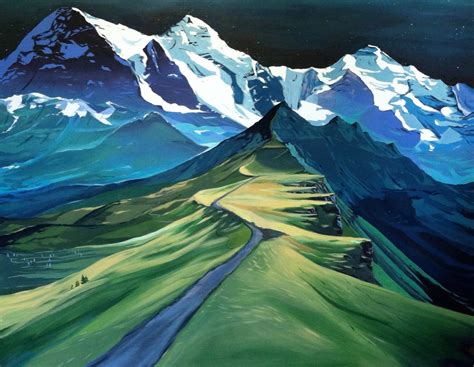 Swiss Alps Art Print