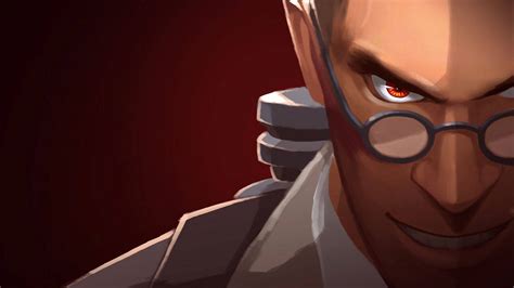 Download Team Fortress 2 - Medic Headshot Wallpaper | Wallpapers.com