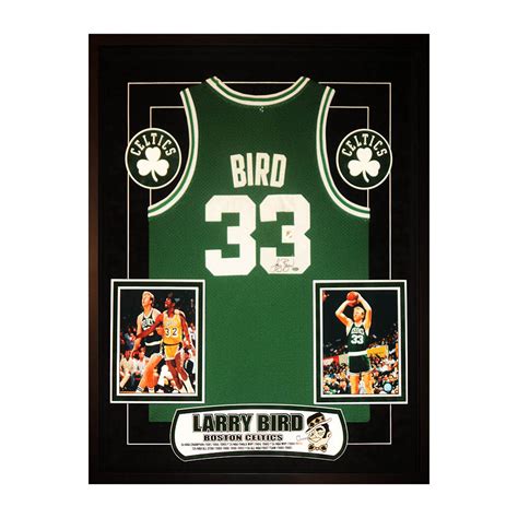 Framed + Signed NBA Jersey // Larry Bird - Legends Of Basketball ...