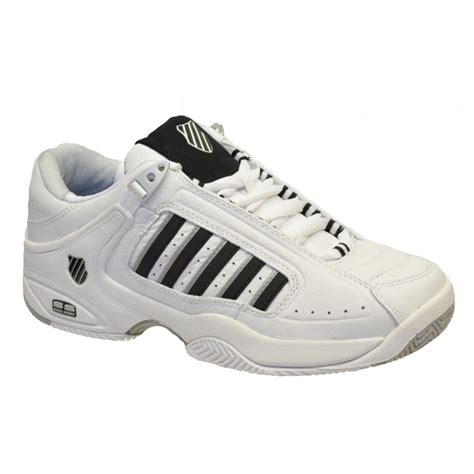 K-Swiss K Swiss Defier RS White / Black (F12) 01033103 Mens Tennis ...