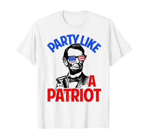 Party Like A Patriot – 4th July Independence Day T-shirt Unisex Tshirt