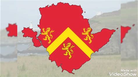 Isle of Anglesey Flag Map Speedart - YouTube