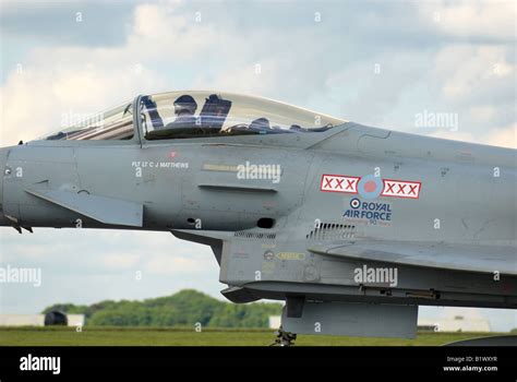 RAF Eurofighter Typhoon Nose Cockpit Kemble Air Show 2008 Stock Photo - Alamy