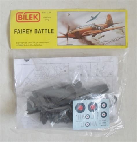 BILEK 1/72 916 FAIREY BATTLE Model Kit