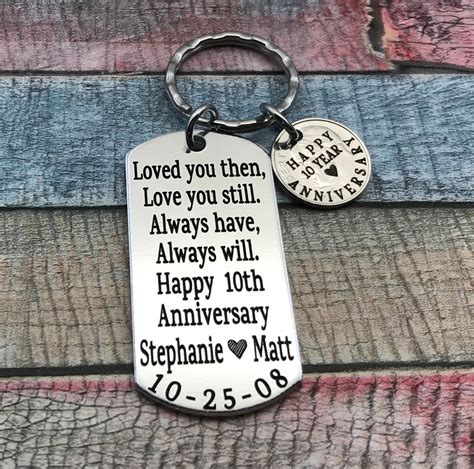 10 Year anniversary Gift For Husband gift for men 10th | Etsy