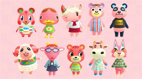 All pink villagers in Animal Crossing: New Horizons | Gamepur