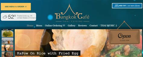 Menu | Bangkok Cafe