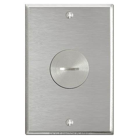 Tamper Resistant Single Receptacle Nickel Outlet Cover Floor Box