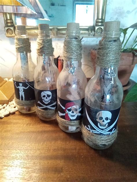 Upcycled Pirate Rum Bottles - Etsy