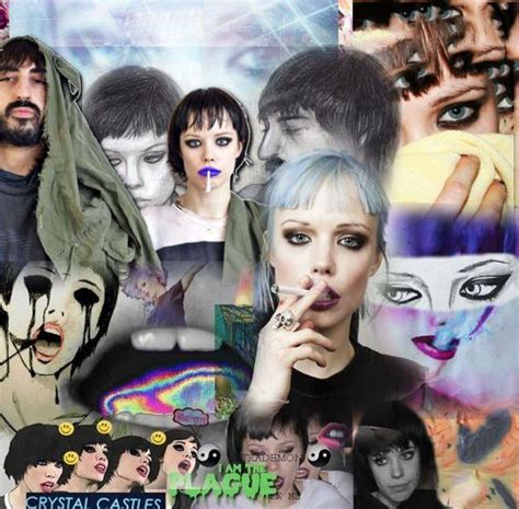 Alice Glass + Ethan Kath = Crystal Castles Crystal Castle, Oddities, Ethan, Castles, Alice ...