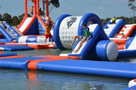 250 People Giant Inflatable Water Park Games, TUV Certificate ...