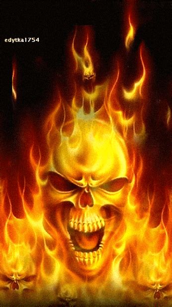 Skull flames Skull Tattoo Design, Skull Tattoos, Skull Design, Ghost Rider Wallpaper, Skull ...