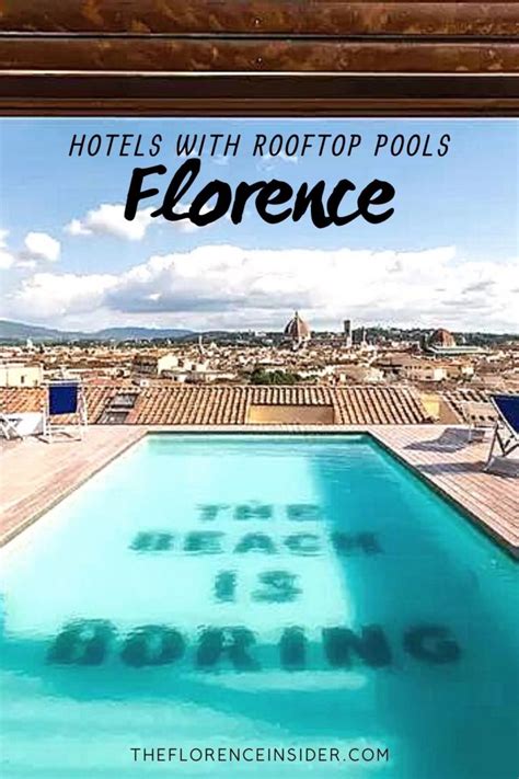 Hotels with rooftop pool in Florence - The Florence Insider