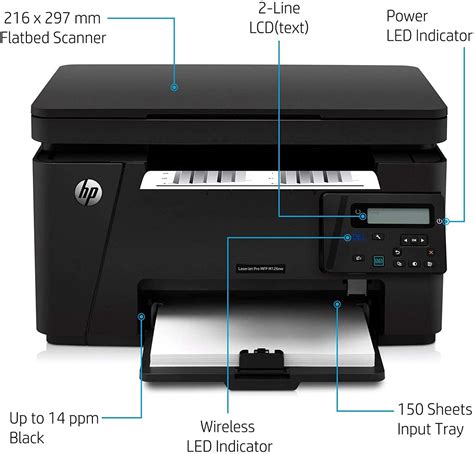 HP Laserjet Pro M126nw Multi-Function Monochrome Laser Printer...Free ...