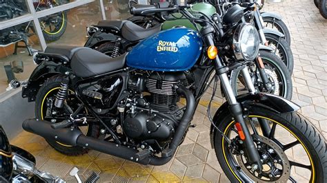 2022 Royal Enfield Meteor 350 Fireball Blue - YouTube