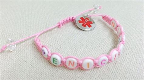 Allergy Bracelets Medical alert Child and Adult Alert | Etsy