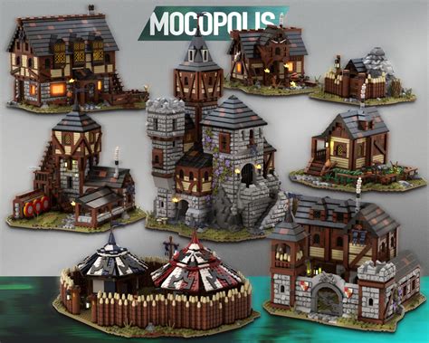 LEGO MOC Medieval Village Part 3 by MOCOPOLIS | Rebrickable - Build ...