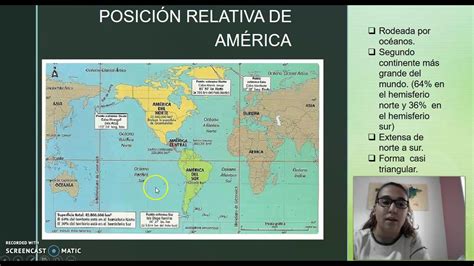 EXPLICACIÓN POSICIÓN GEOGRÁFICA DE AMÉRICA - YouTube