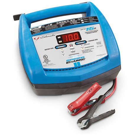 Schumacher SpeedCharge Ship 'n Shore Battery Charger, 15 Amp - 670451 ...